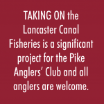 Lancaster Canal – Galgate Stretch, from the fishery's own website